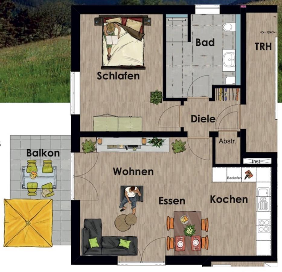 Rehkitz Apartment Baiersbronn Luaran gambar